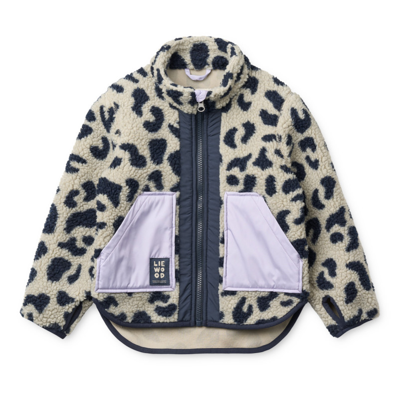 LIEWOOD Kinder Fleecejacke Noam Mega leo / Mist mix