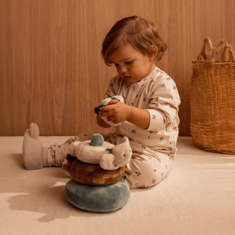 LIEWOOD Kinder Plüschhausschuhe Beth Rabbit Mist
