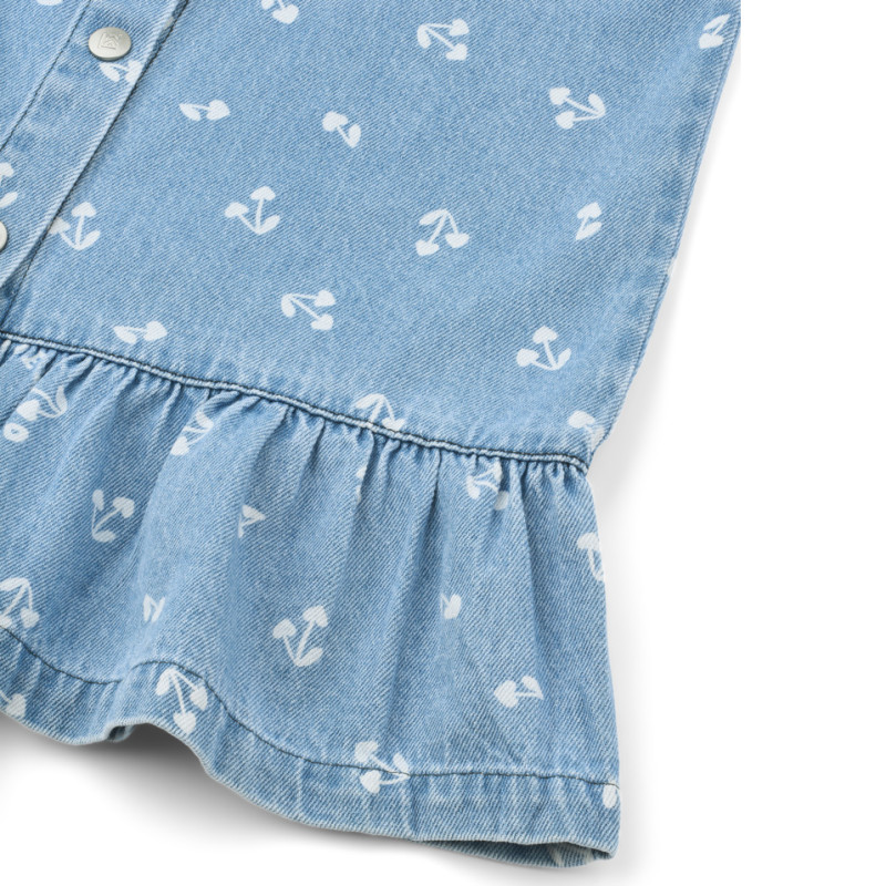 LIEWOOD Sybilla Jeanskleid Cherry heart sandy / Denim