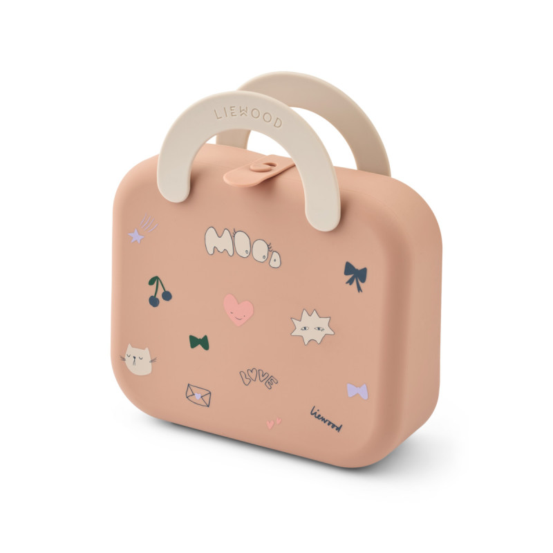 LIEWOOD Faltbare Silikon-Lunchbox Elara Mood / Pale Tuscany
