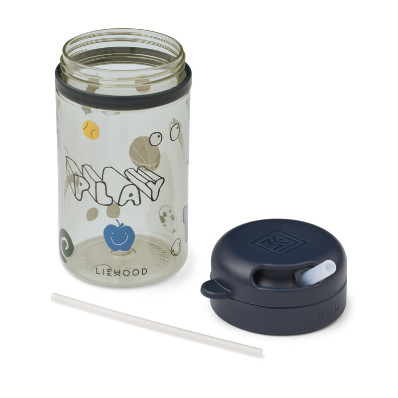 LIEWOOD Pavia Trinkbecher mit Strohhalm 500 ml Play / Dusty Peppermint