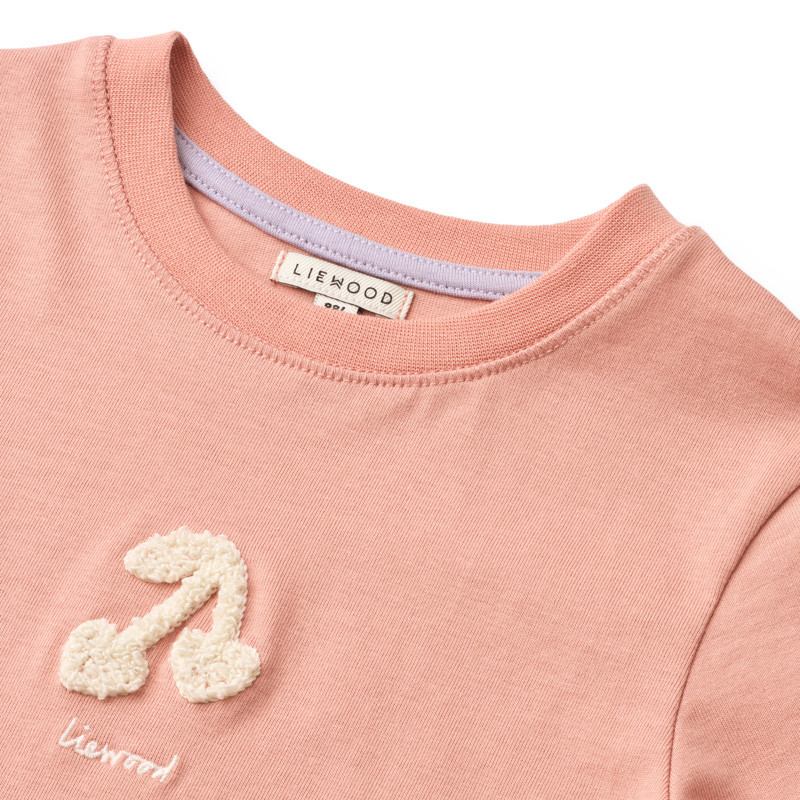 LIEWOOD Francis Kinder T-Shirt Cherry heart / Rose blush