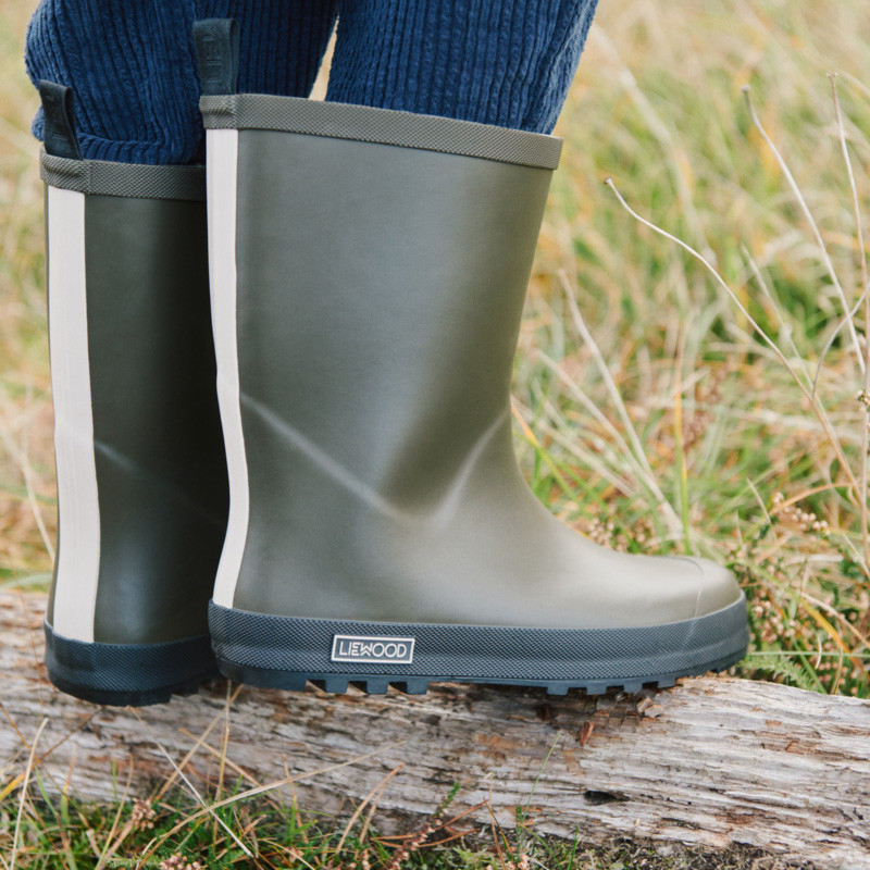 LIEWOOD Kinder Thermo-Gummistiefel Mason Hunter green