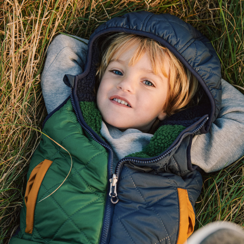 LIEWOOD Kinder Wende-Weste Diana Classic navy mix