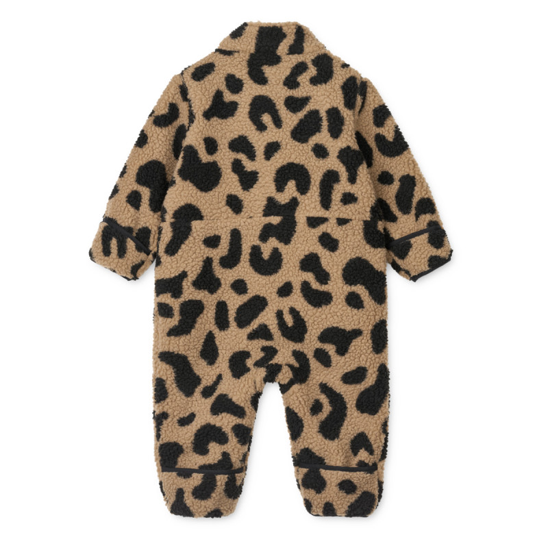 LIEWOOD Kinder Fleece-Overall Nolano Mega leo / Oat mix