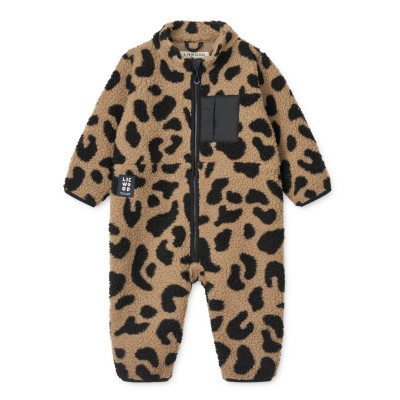 LIEWOOD Kinder Fleece-Overall Nolano Mega leo / Oat mix