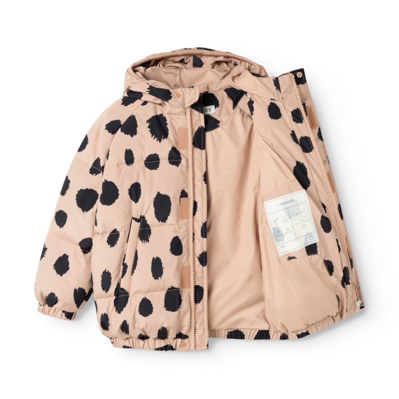 LIEWOOD Adelina Winter-Daunenjacke Mega leo spot / Pale tuscany
