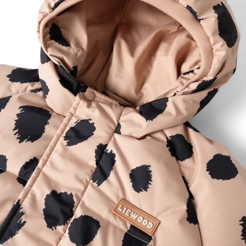 LIEWOOD Adelina Winter-Daunenjacke Mega leo spot / Pale tuscany