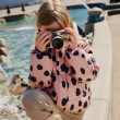 LIEWOOD Adelina Winter-Daunenjacke Mega leo spot / Pale tuscany