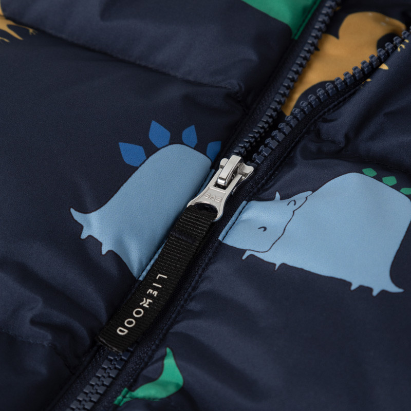LIEWOOD Polle Daunenjacke Dino roar / Classic navy