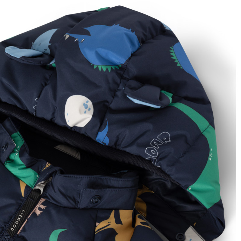 LIEWOOD Polle Daunenjacke Dino roar / Classic navy