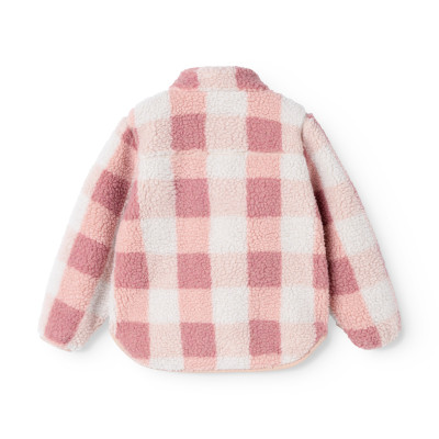 LIEWOOD Kinder Fleecejacke Nolan Mega Check / Rose blush