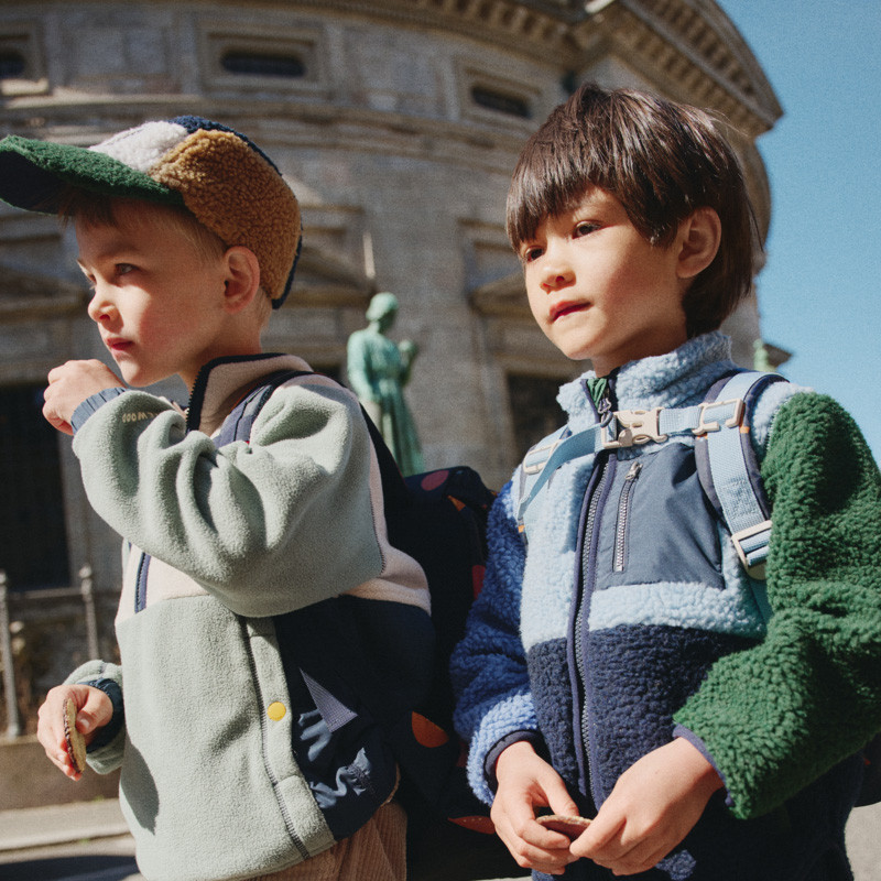 LIEWOOD Kinder Fleecejacke Nolan Classic navy multi mix
