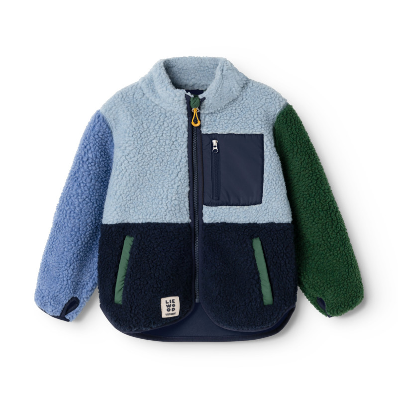 LIEWOOD Kinder Fleecejacke Nolan Classic navy multi mix