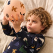 LIEWOOD WILHELM mitwachsender Pyjama Dino roar / Classic navy