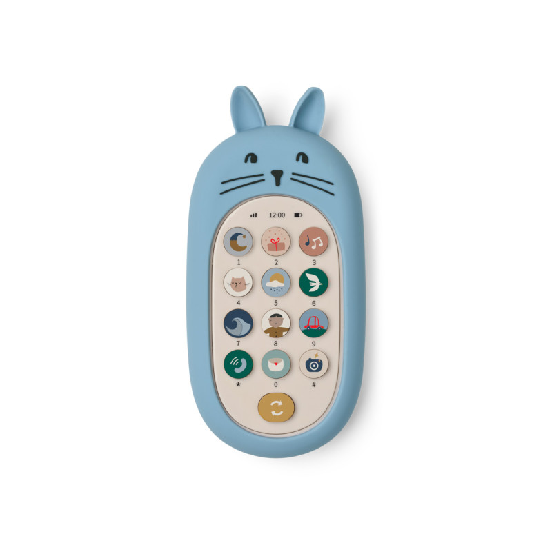 LIEWOOD FIDI Kindertelefon mit Geräuschen Beach blue