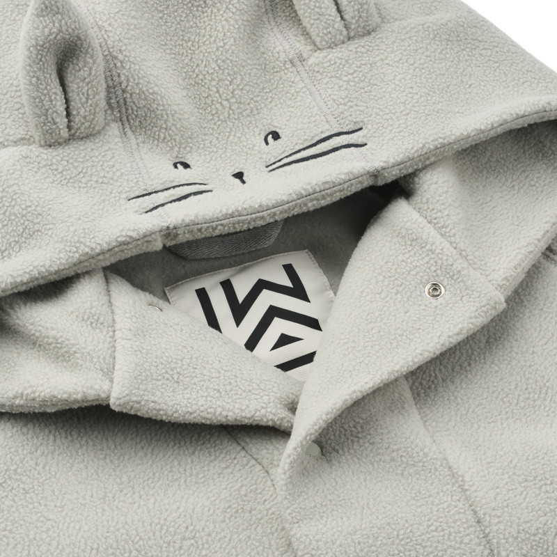 LIEWOOD MINIK Kinder-Fleecebademantel Dove blue