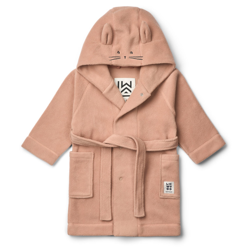 LIEWOOD MINIK Kinder-Fleecebademantel Pale tuscany