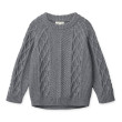 LIEWOOD ARI Kinderpullover aus Baumwolle Grey melange