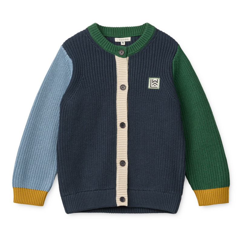 LIEWOOD THEA Baumwoll-Strickjacke Classic navy multi mix