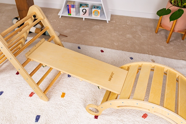 Kletterset Pikler S mit Montessori-Schaukel