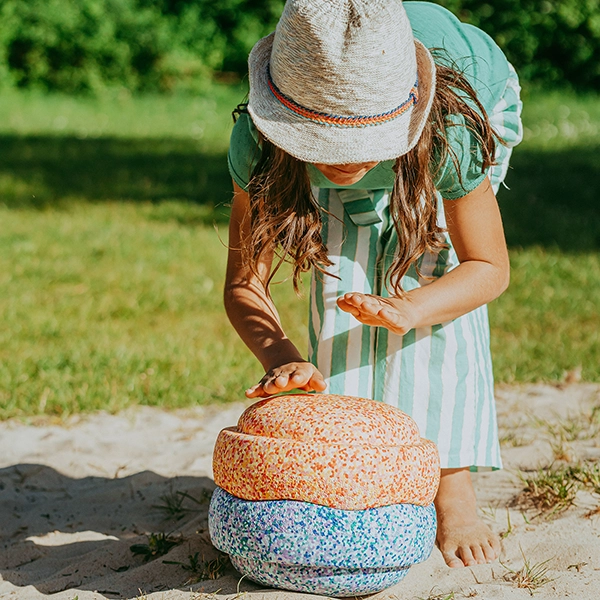 Stapelstein Sommer Rainbow Set 8 Stk.
