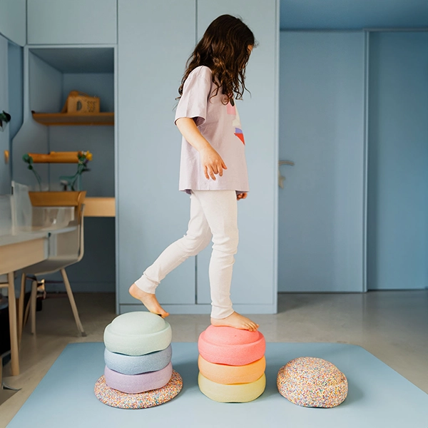 Stapelstein Original Complete Set Rainbow Pastell