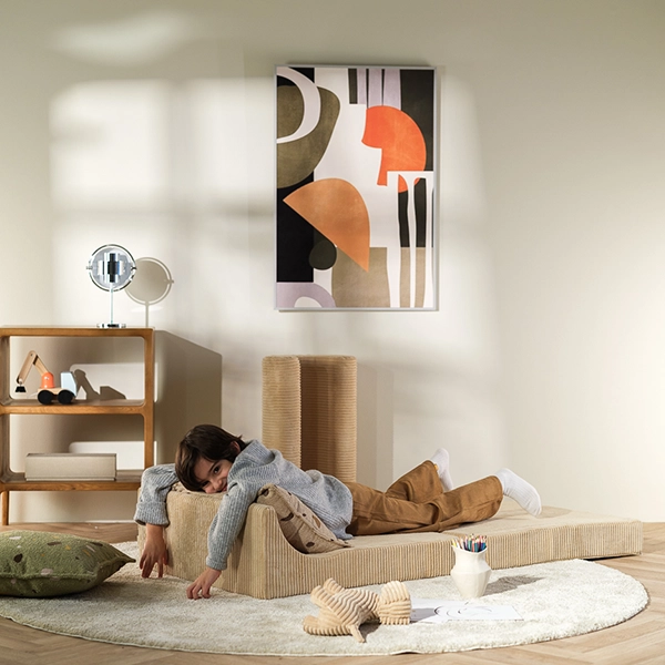 Ausklappbarer Kindersessel Wigiwama® – Brown Sugar Flipster