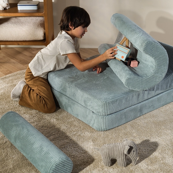Ausklappbarer Kindersessel Wigiwama® – Peppermint Green Flipster