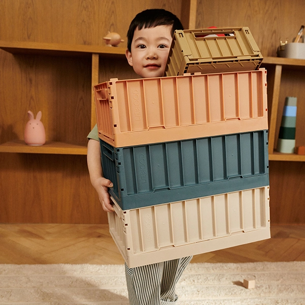 LIEWOOD Aufbewahrungsbox L Weston Sandy