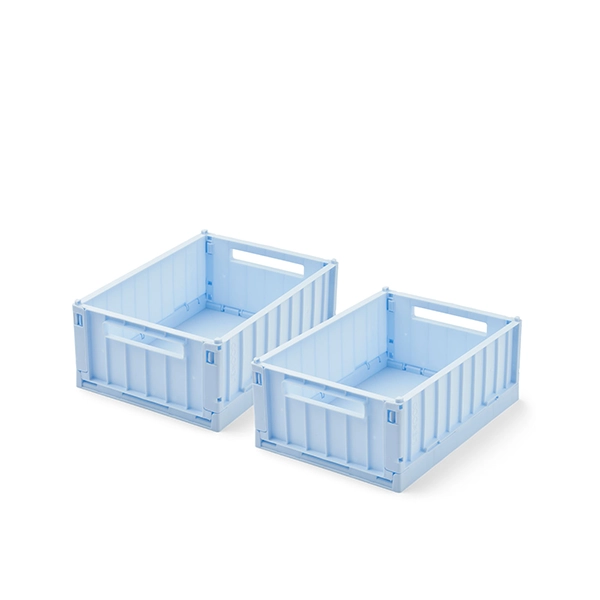 LIEWOOD Aufbewahrungsboxen S Weston Pure Sky – 2 Stück