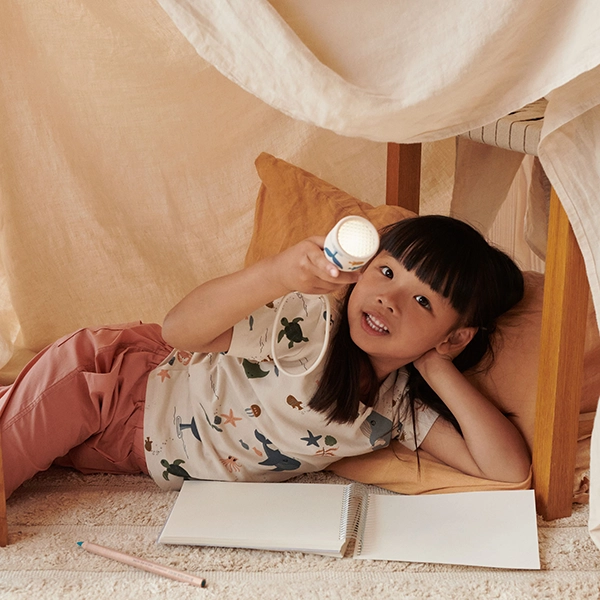 LIEWOOD Kinder-Taschenlampe Sea Creature Sandy