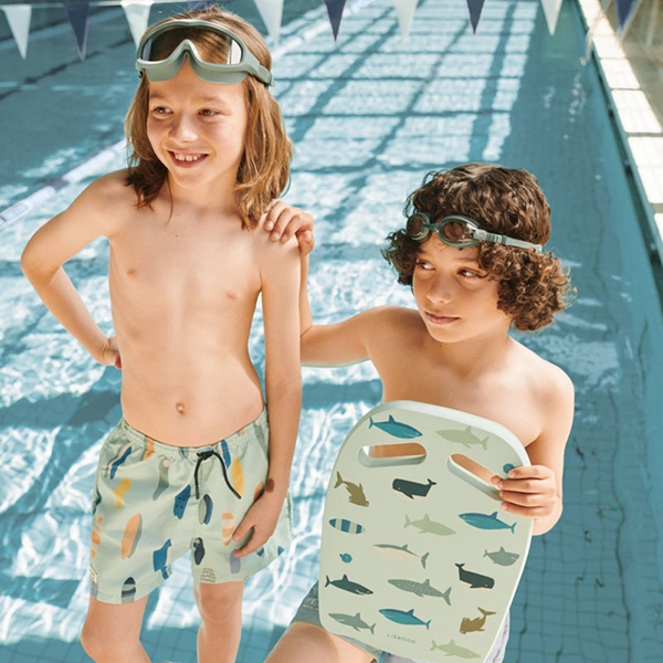 LIEWOOD Duke Badehose Boards / Light peppermint