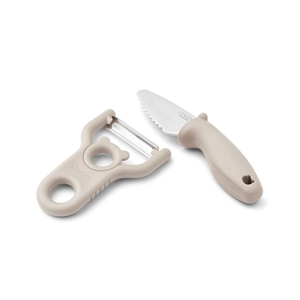 LIEWOOD PERTENSE Kinder-Schäler- und Messer-Set Sandy