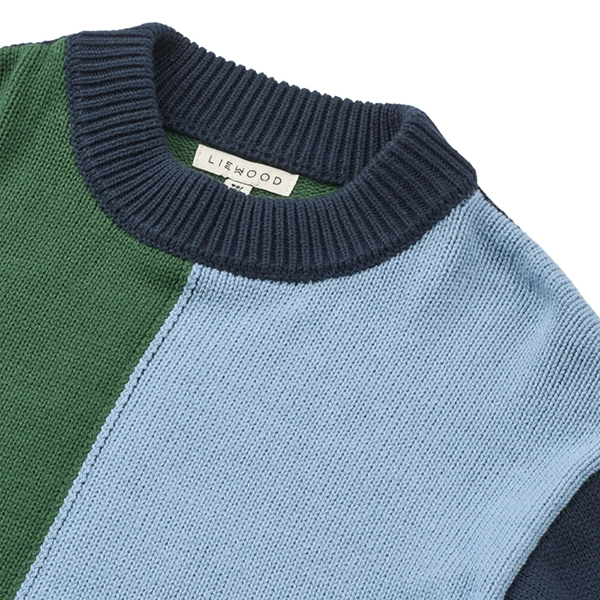 LIEWOOD ORLANE Strickpullover Beach blue multi mix LIEWOOD ORLANE Strickpullover Beach blue multi mix